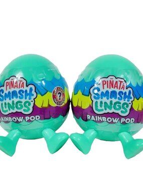 Pinata Smashlings Rainbow Pod Surprise Figures With DLC Code 2 Pack